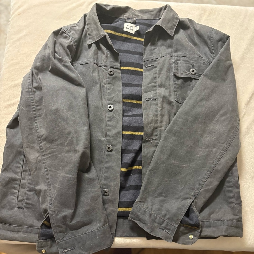 Men's Flint And Tinder Waxed Trucker Jacket XXL